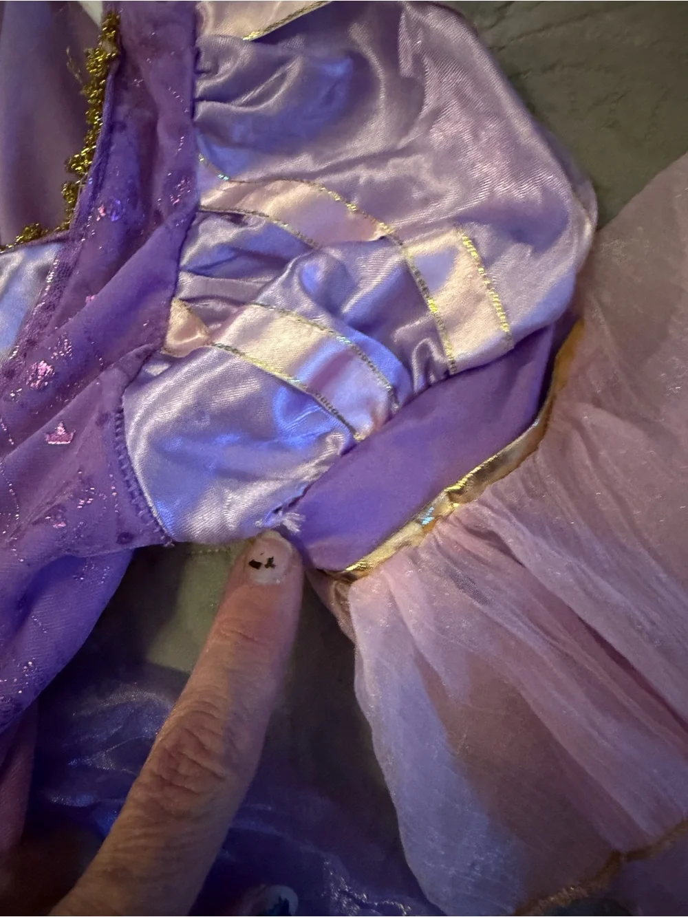 Disney’s Rapunzel Princess dress - layers and layers of fantasy fun!